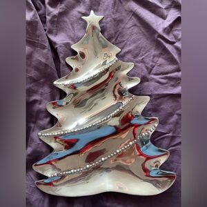 Mariposa Silver Tree Platter